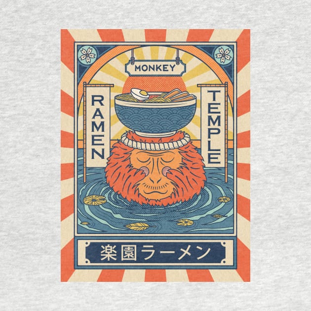 Ramen Temple Monkey by RyanRagnini